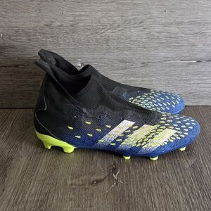 Adidas Predator Freak .3 FG  Blue Black Soccer Cleats FY0610 Men’s Size 11